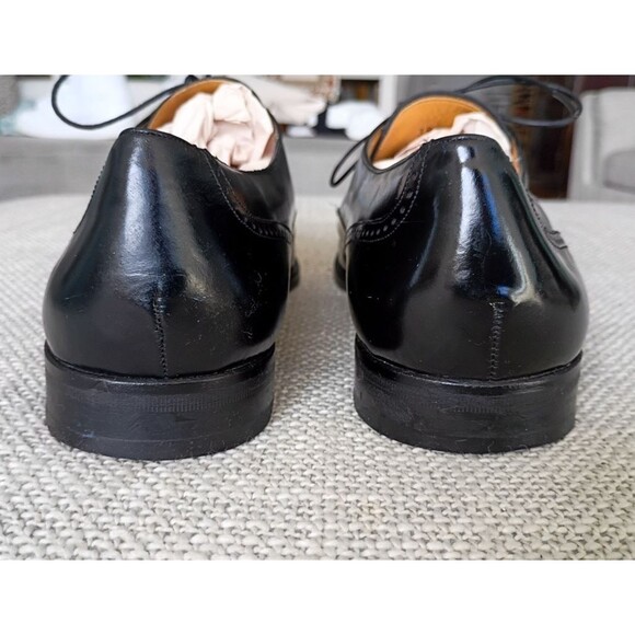 Mezlan Black Leather Cap Toe Oxford Dress Shoes – Men’s 8.5W - Picture 8 of 15